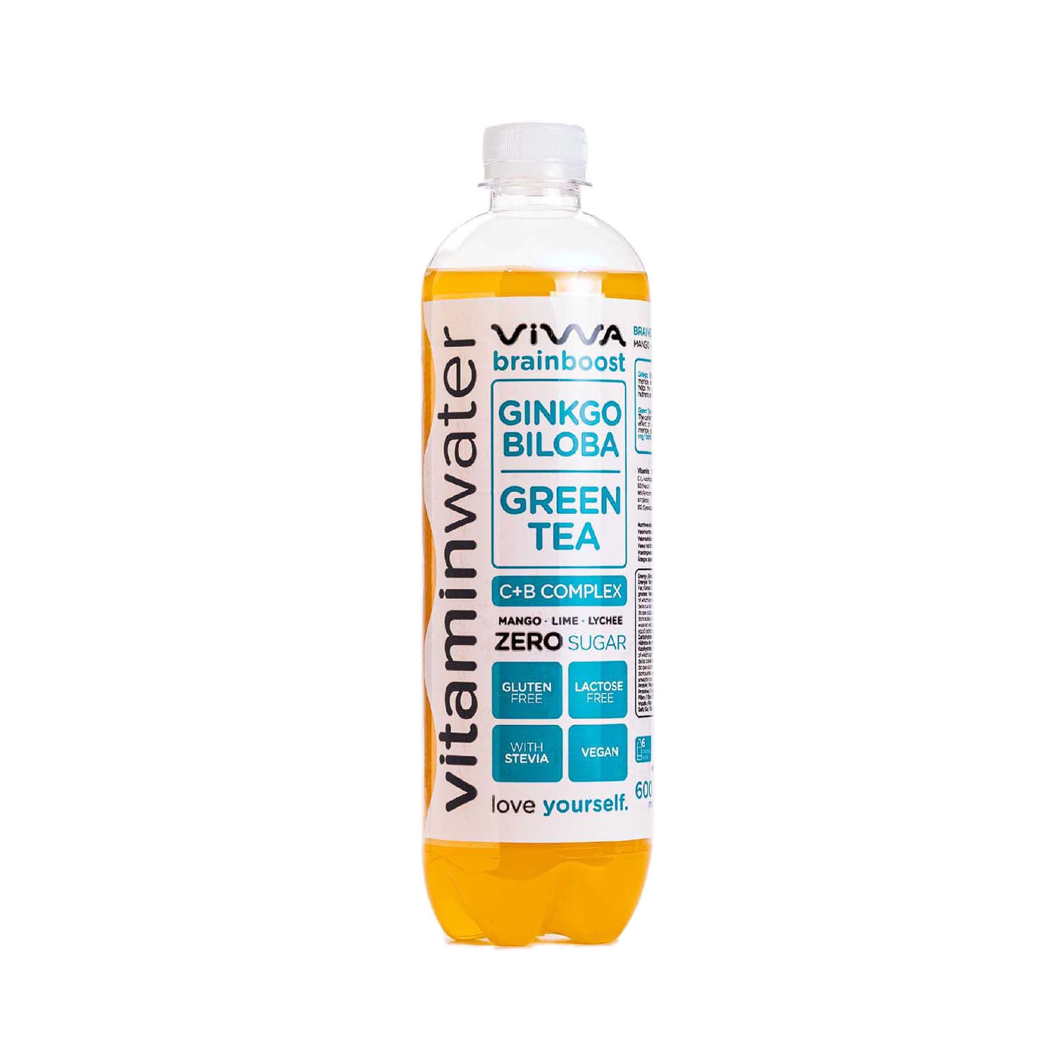 Bebida Brainboost Mango y Lima Zero 600ml Viwa