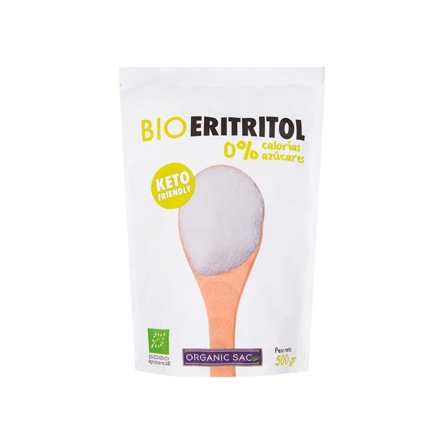 Eritritol Bio 500g Organic Sac