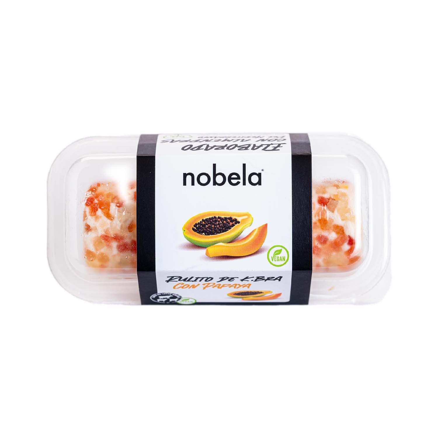 Rulo de K.bra Vegano con Papaya 85g Nobela