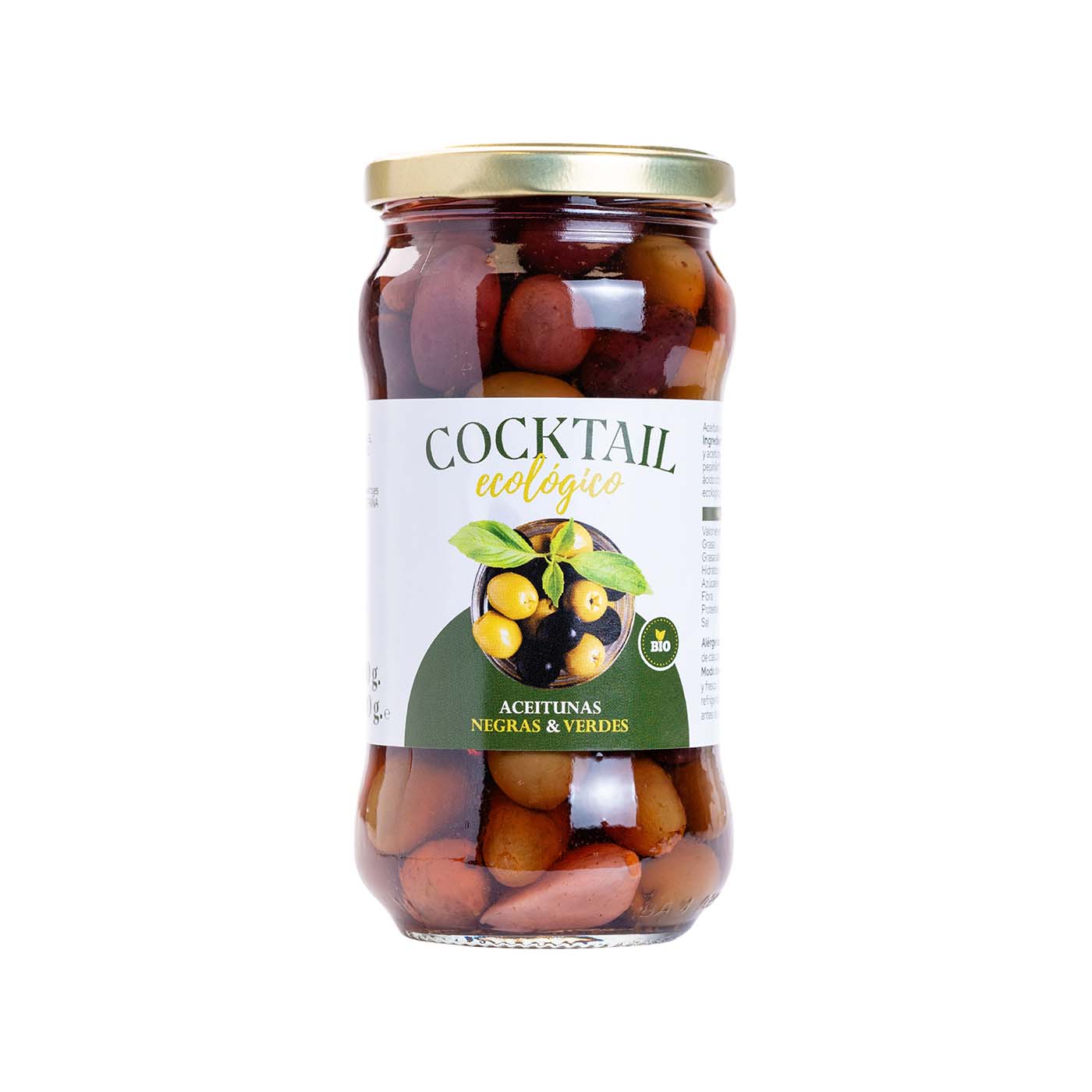 Mix de Aceitunas y Pepinillos Eco 350g Bio Cesta