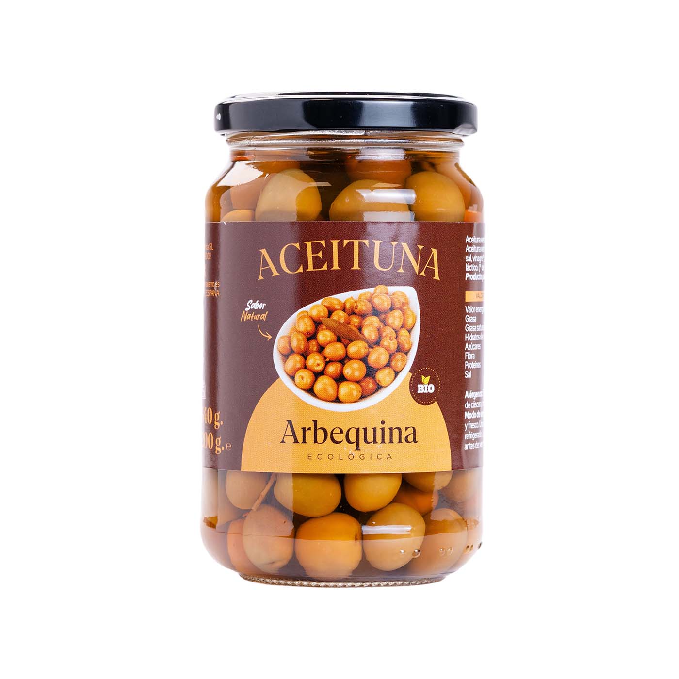 Aceitunas Arbequinas Eco 350g Bio Cesta