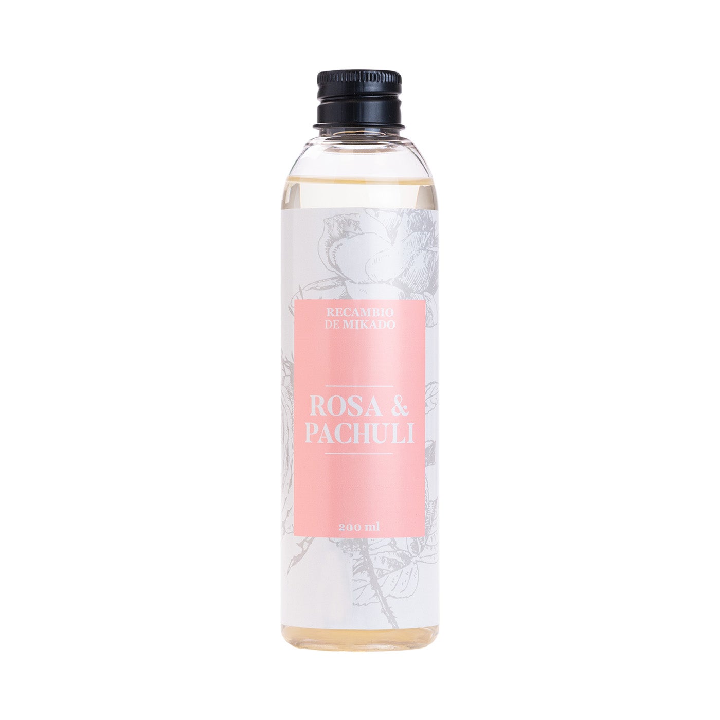 Recambio de Ambientador Mikado Aroma Rosa y Pachuli 200ml Herbolario Navarro