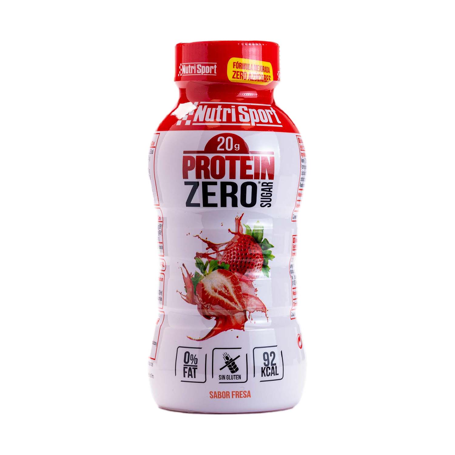 Batido de Proteínas Zero sabor Fresa 330ml Nutrisport