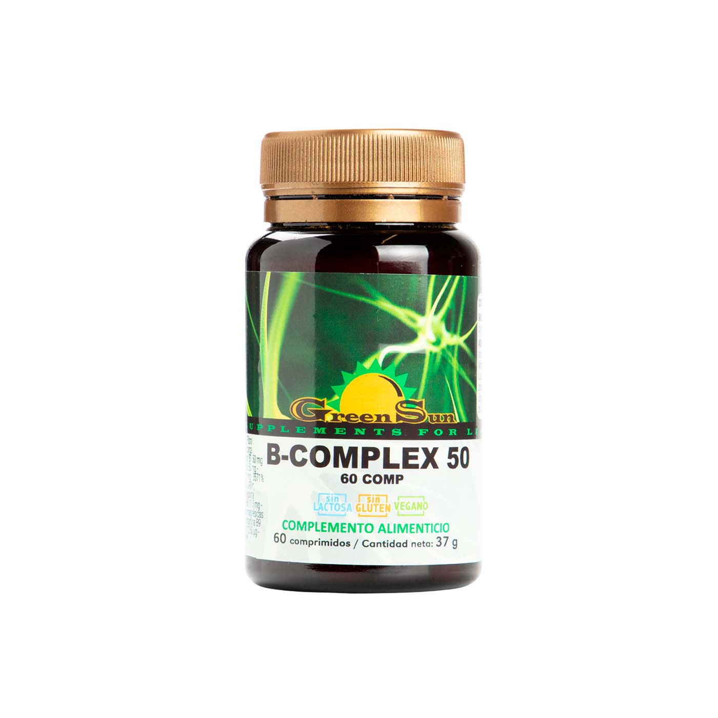 Vitamina B-Complex 50 (60 cápsulas) Green Sun