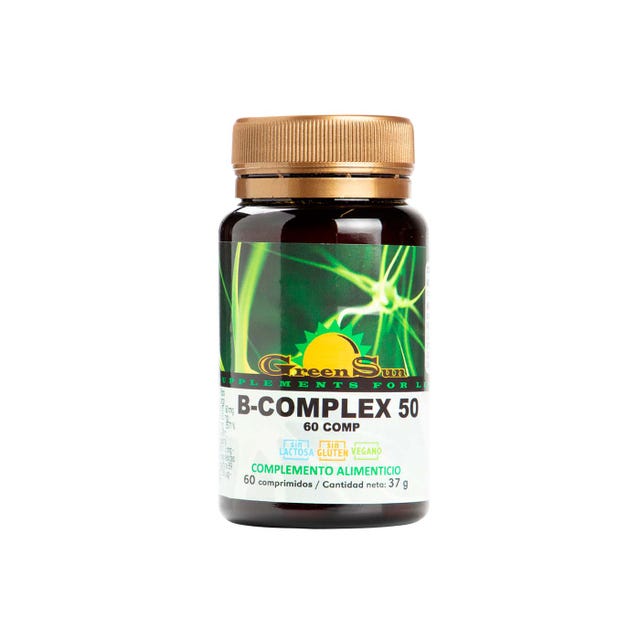 Vitamina B-Complex 50 (60 cápsulas) Green Sun
