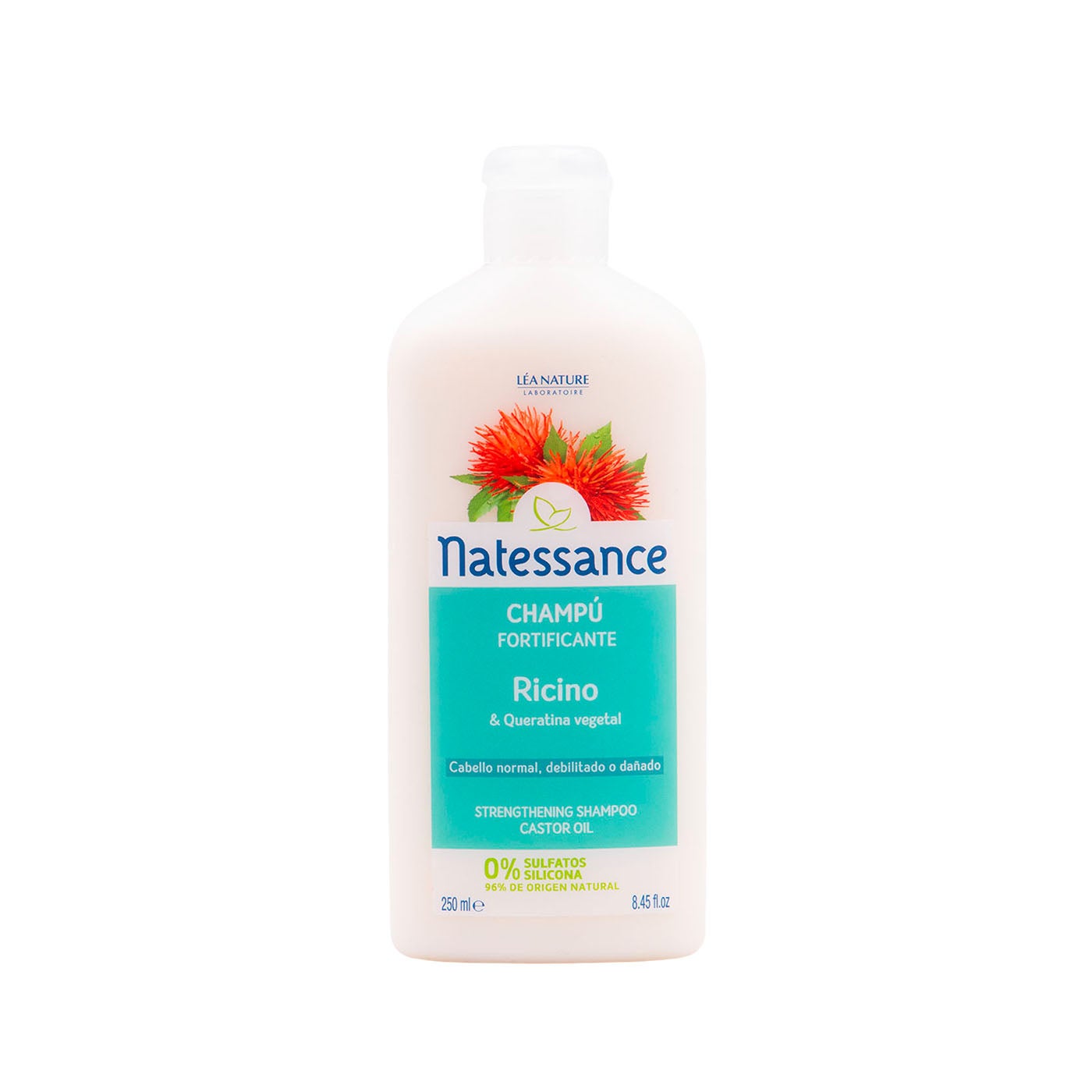 Champú de Ricino Reparador Fortificante 250ml Natessance