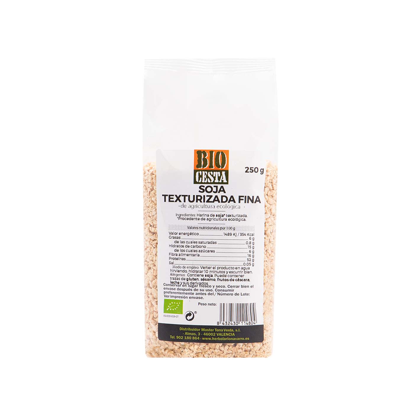 Soja Texturizada Fina 250g Bio Cesta