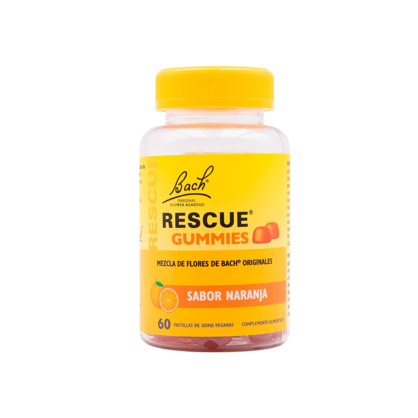 Rescue Bach en Gominolas sabor Naranja 60uds Dr. Bach