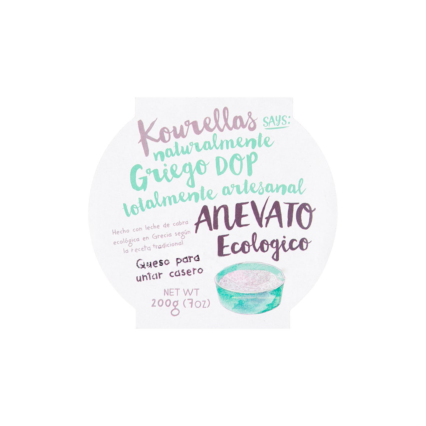 Queso de Cabra Anevato 200g Kourellas