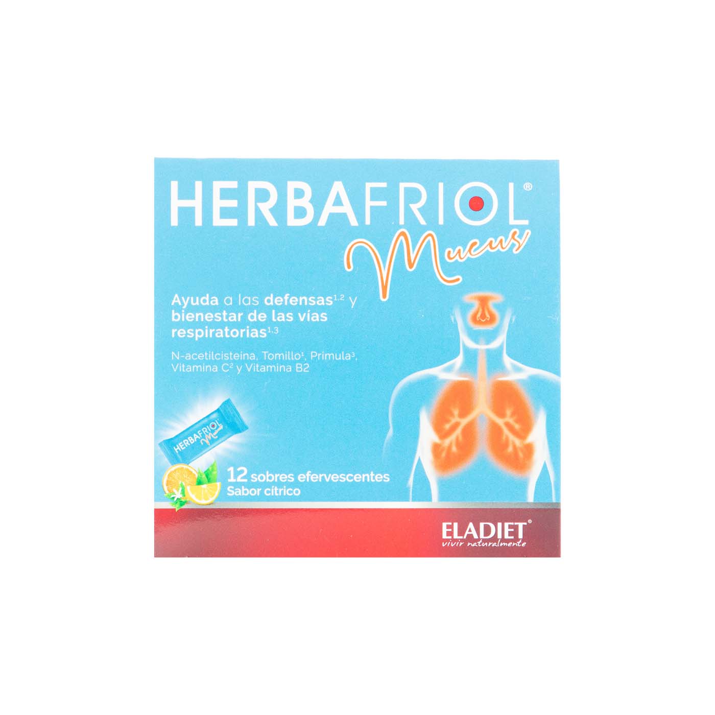 Herbafriol Mucus Cítrico 12 sticks Eladiet