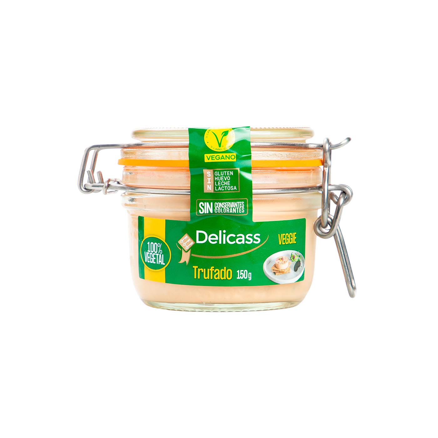 Paté Vegetal Trufado 150g Delicass