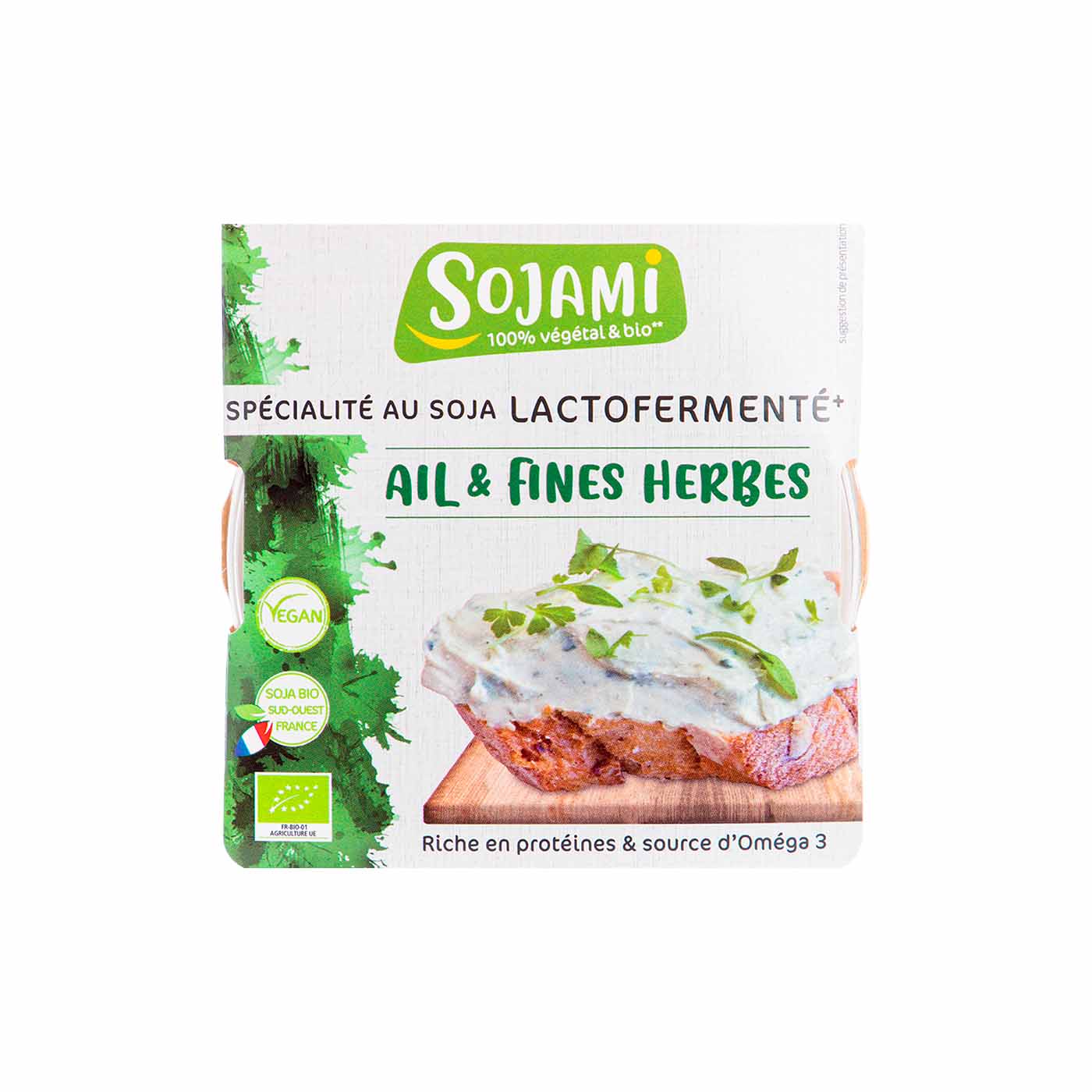 Queso Vegano Untar a las Finas Hierbas 125g Sojami