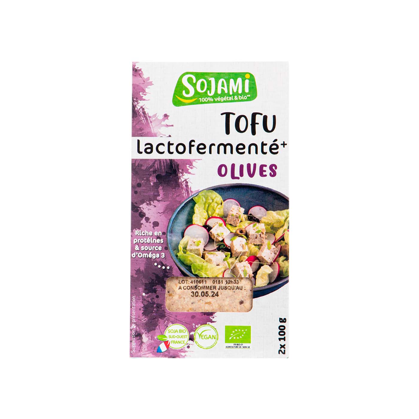 Tofu con Olivas 2x100g Sojami
