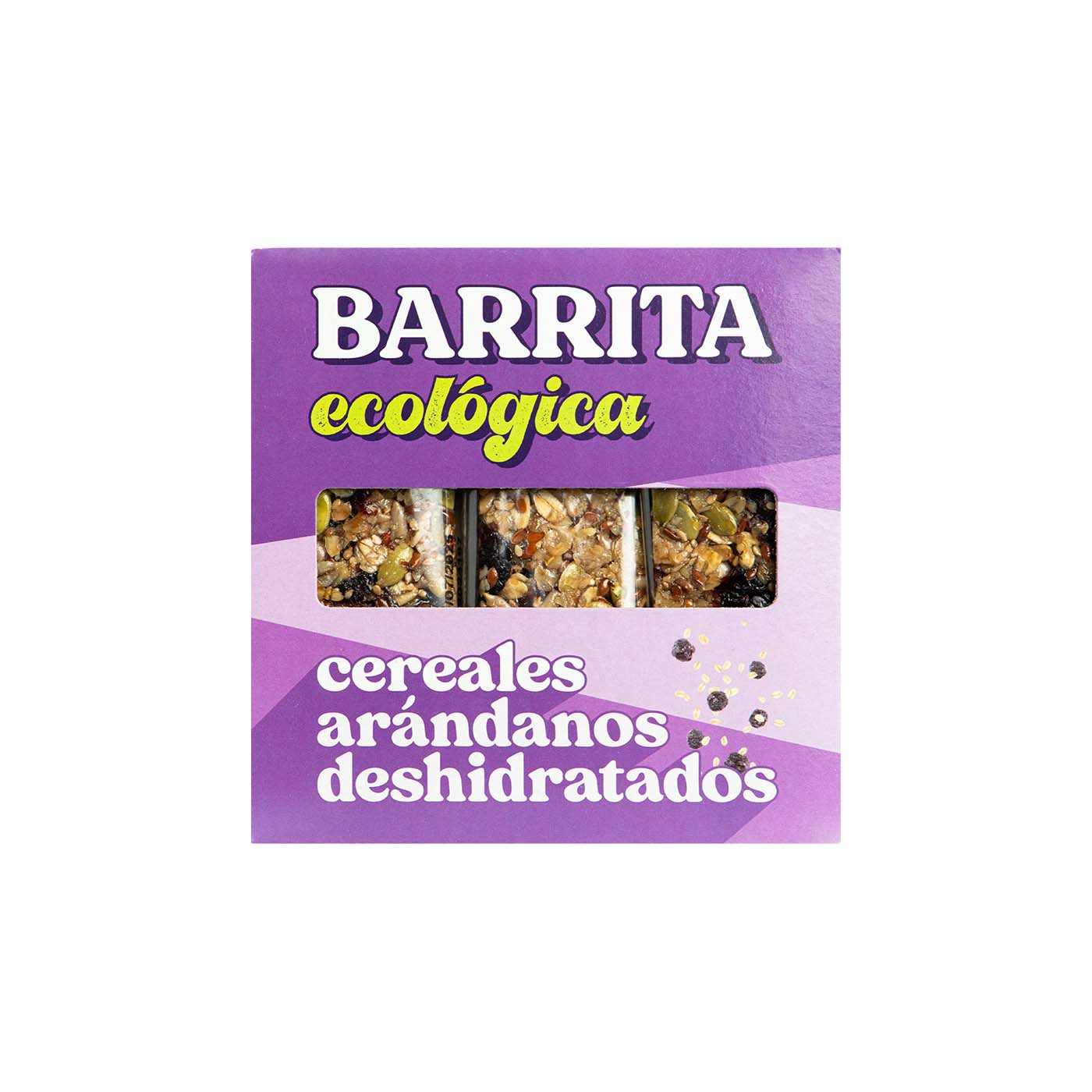 Barrita de Cereales y Arándanos pack de 3x25g Bio Cesta