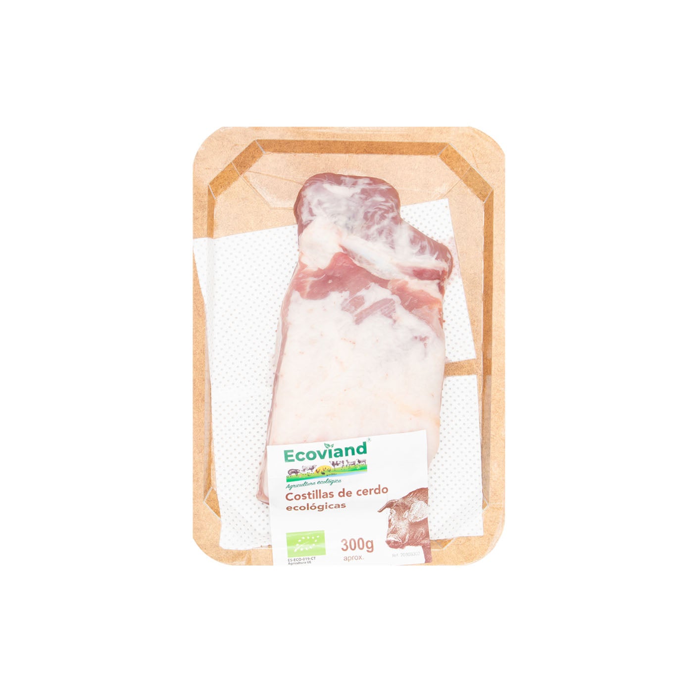 Costillas de Cerdo en Bandeja 300g Brugarolas