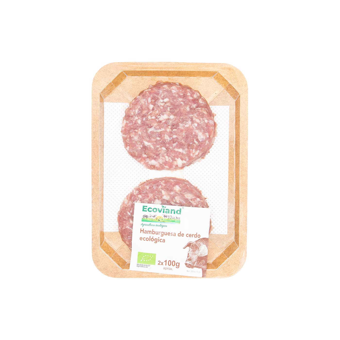 Hamburguesas de Cerdo en Bandeja 2x120g Brugarolas