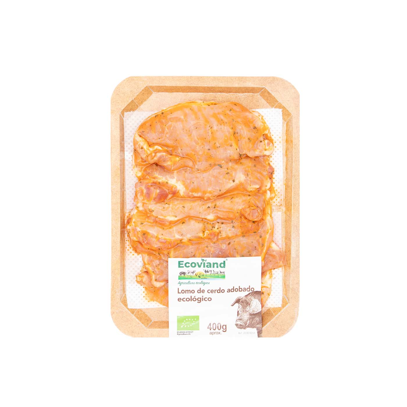 Lomo de Cerdo Adobado en Bandeja 400g Ecoviand