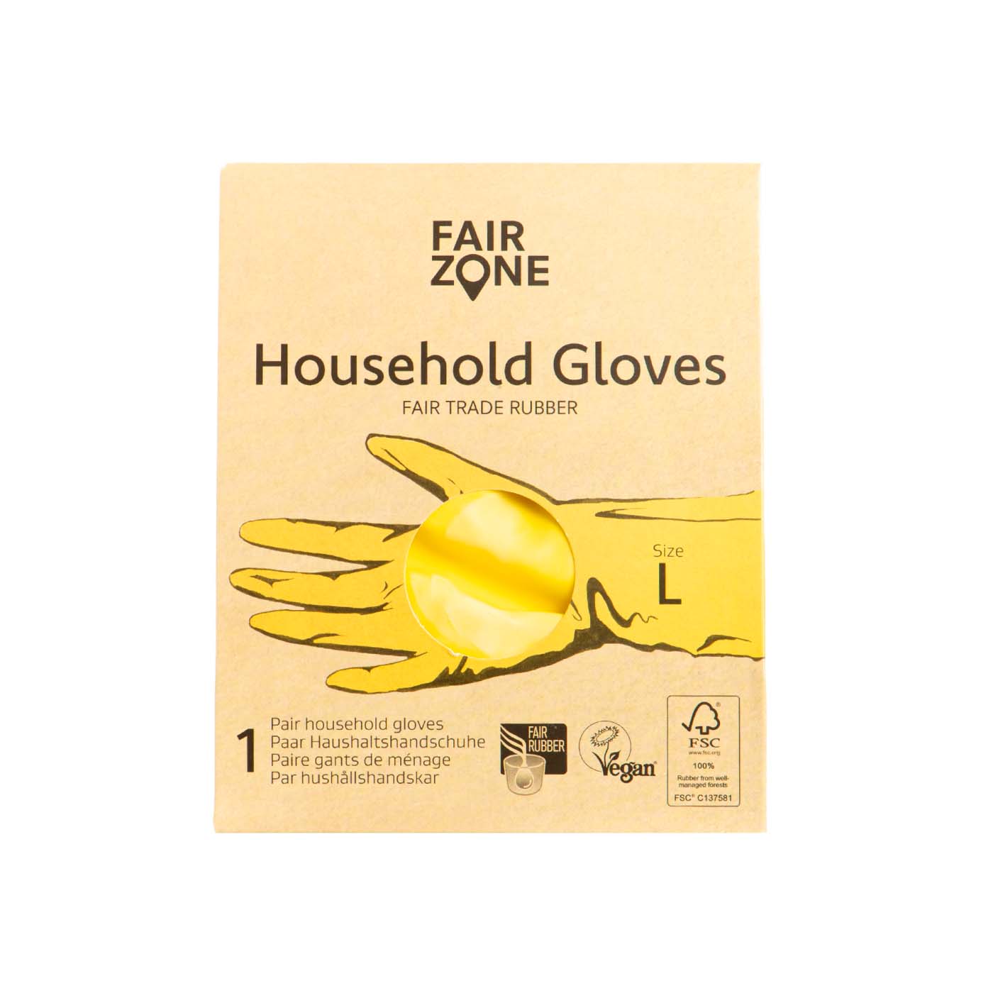 Guantes de Látex Talla L 1 par Fair Squared