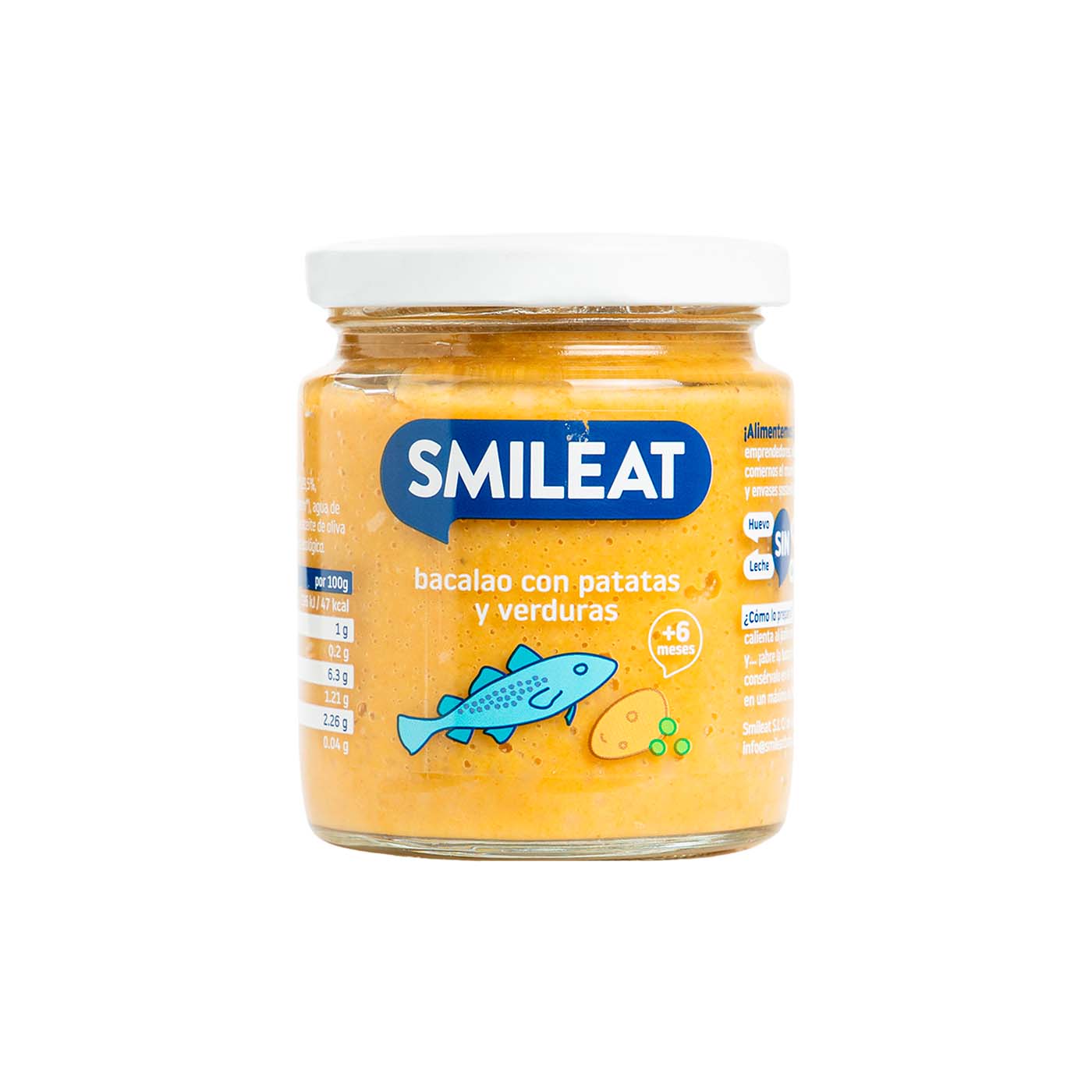Potito de Bacalao con Verduras 230g Smileat
