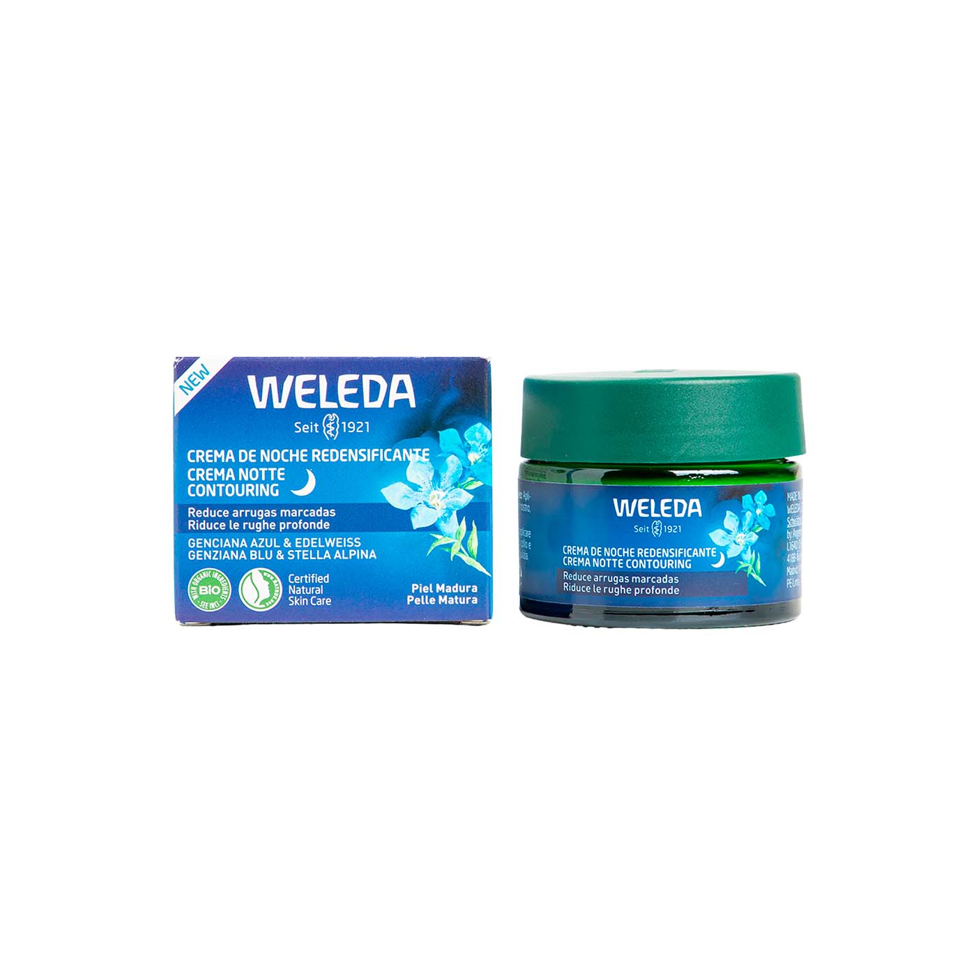 Crema Facial Noche Redensificante de Genciana 40ml Weleda