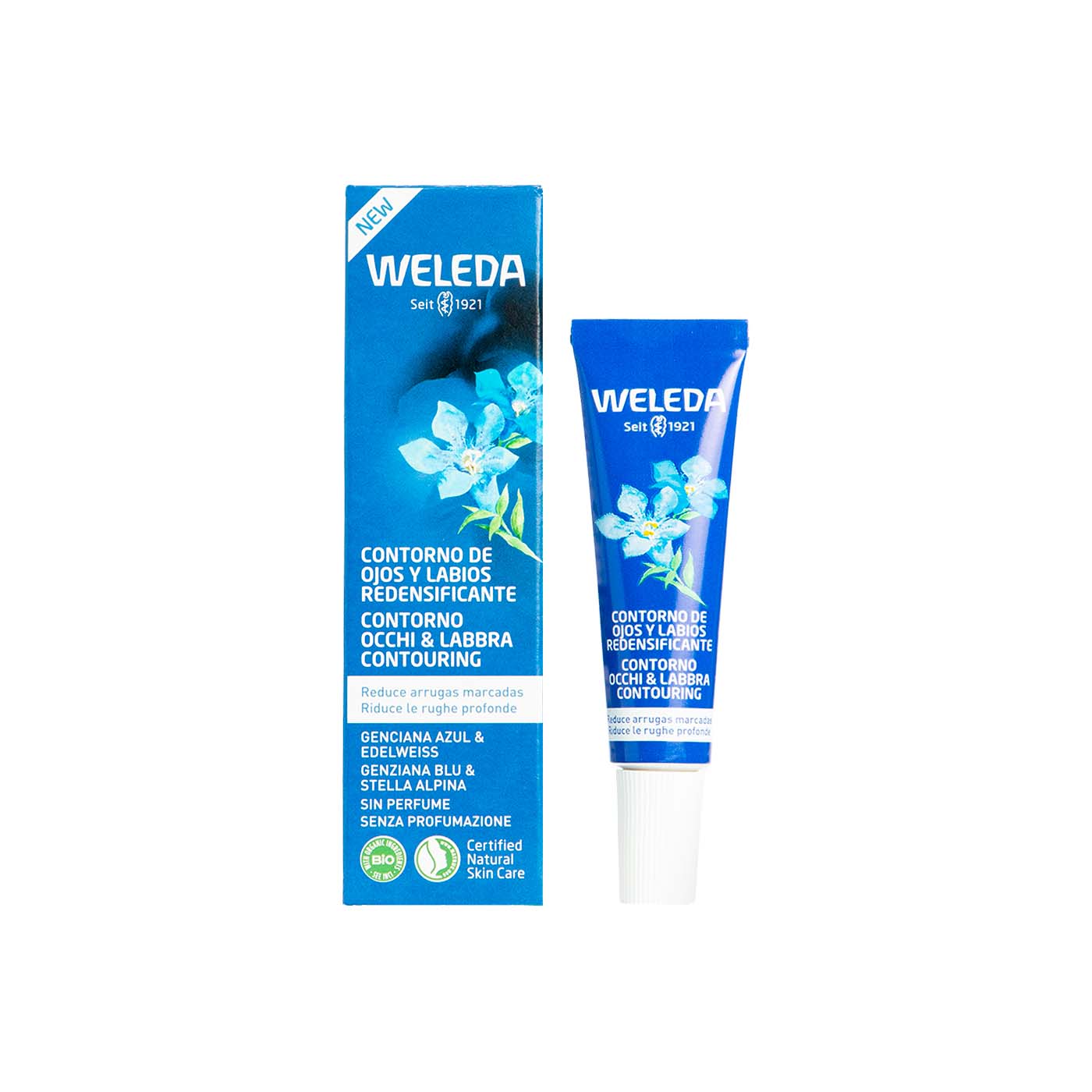 Contorno de Ojos y Labios Redensificante de Genciana 10ml Weleda