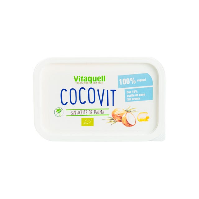 Margarina Vegetal de Aceite de Coco 250g Vitaquell
