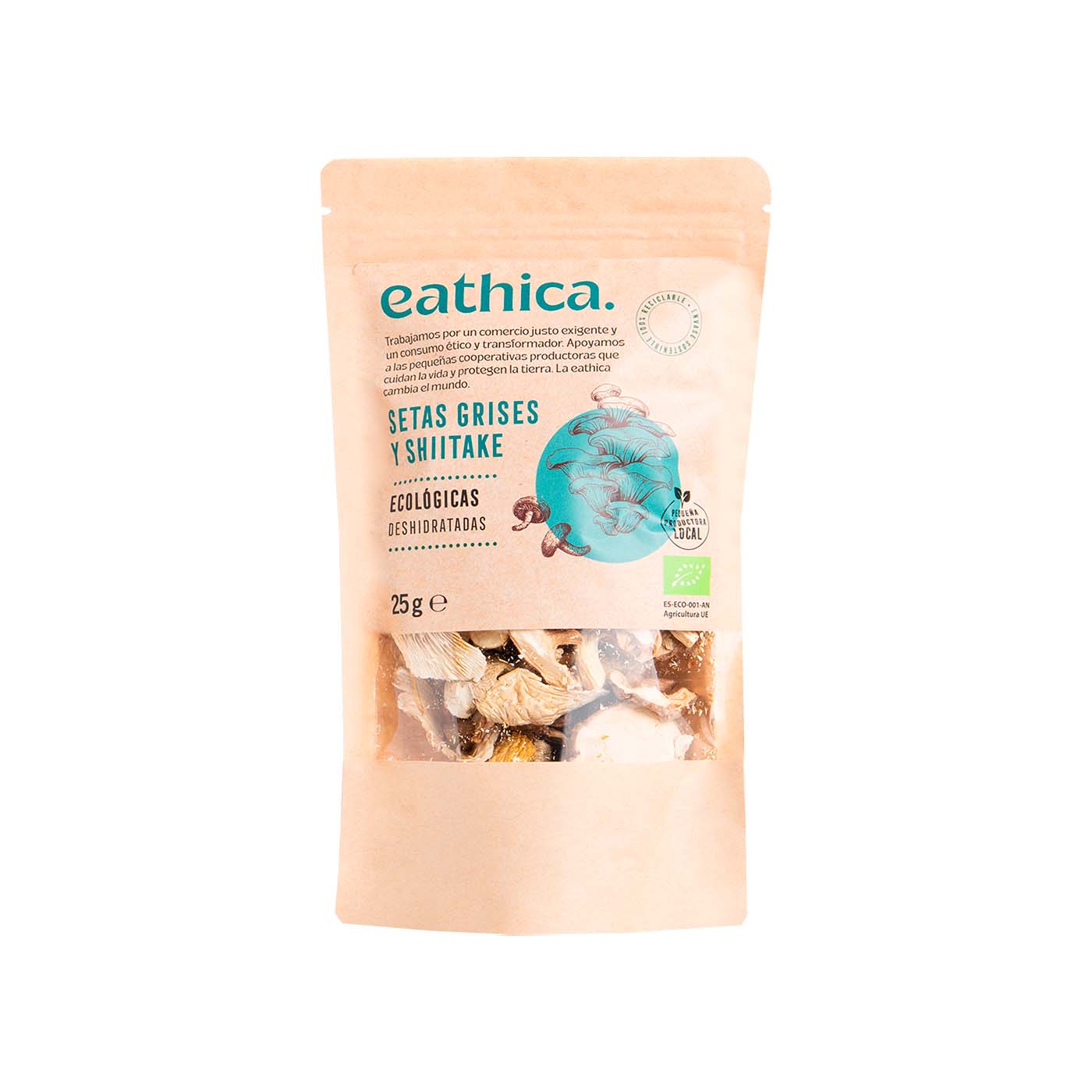 Setas Deshidratadas Grises y Shiitake 25g Eathica
