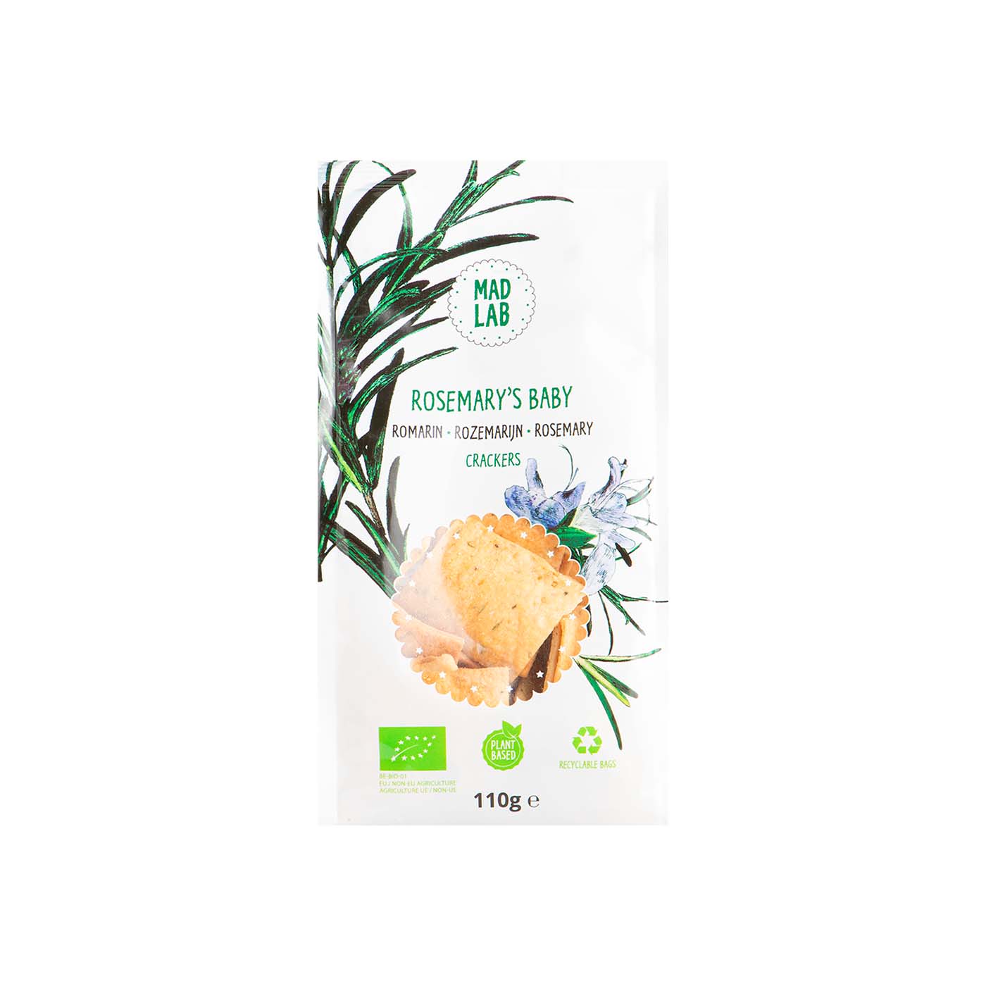 Crackers con Romero 110g Mad Lab