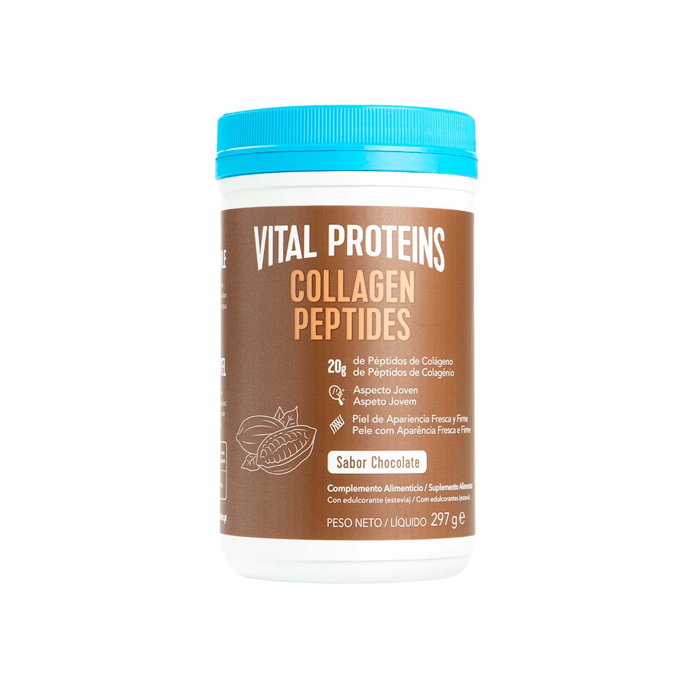 Colágeno en Péptidos sabor Chocolate 297g Vital Proteins
