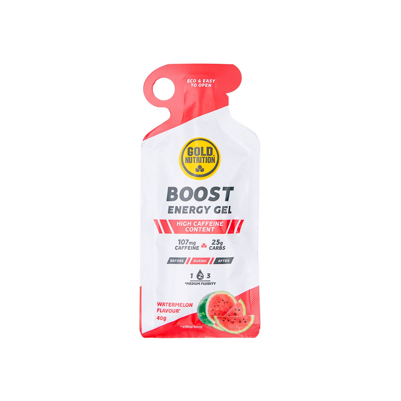 Gel Energético Boost Plus sabor Sandía 40g Gold Nutrition