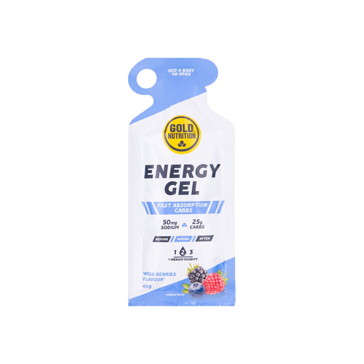 Gel Energético sabor Frutos Silvestres 40g Gold Nutrition