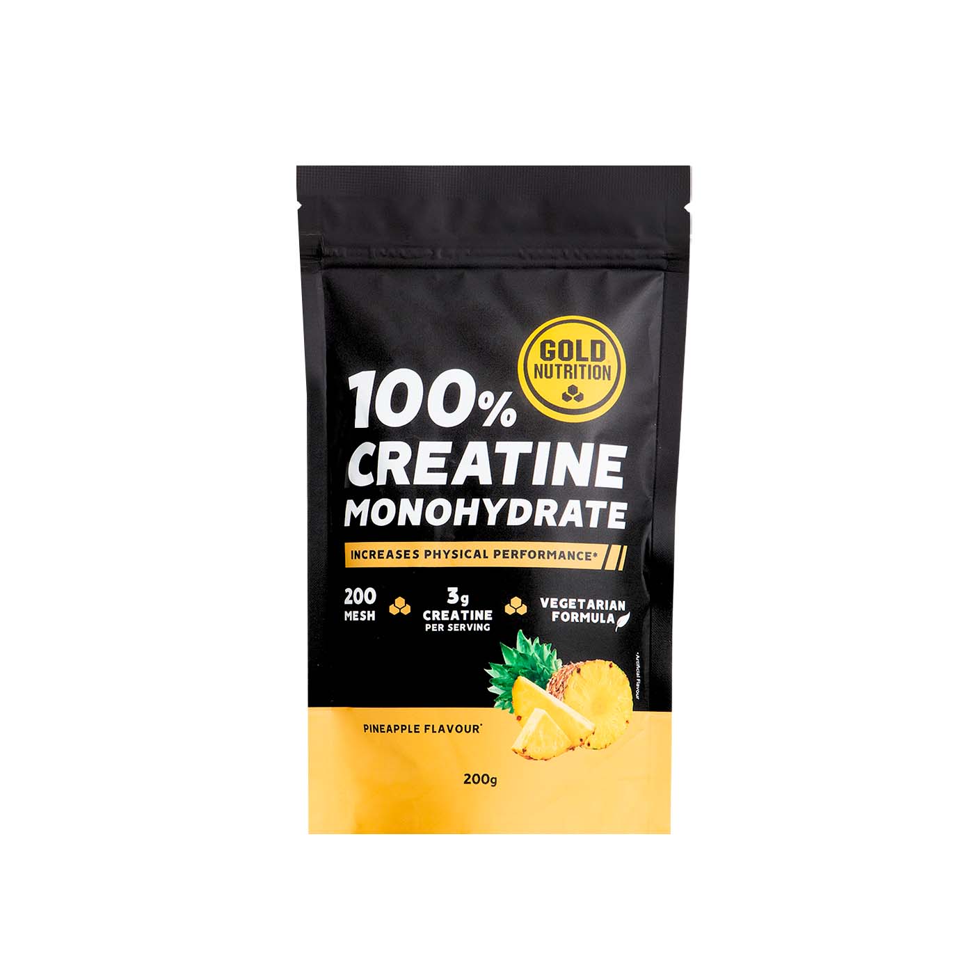 Creatina Monohidratada sabor Piña 200g Gold Nutrition