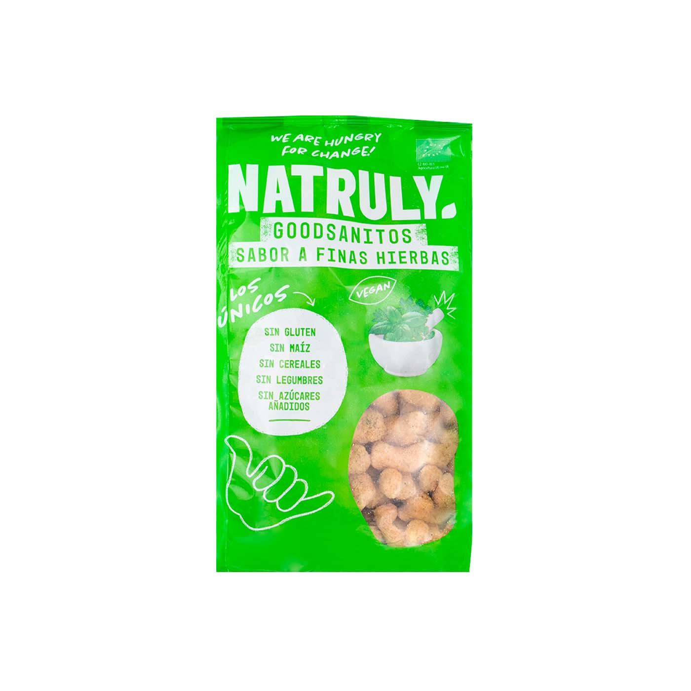 Gusanitos sabor Finas Hierbas sin Gluten 70g Natruly