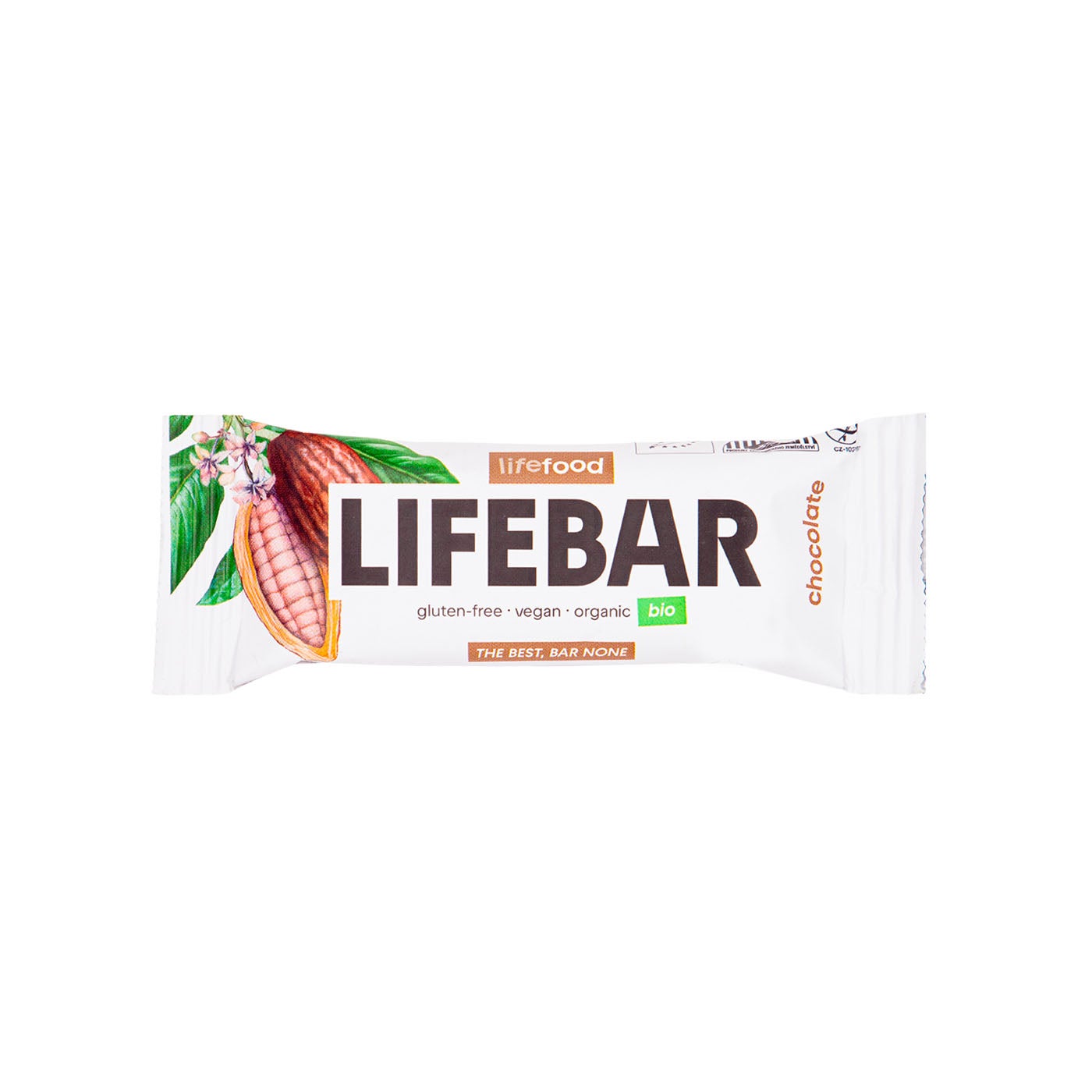 Barrita de Chocolate Lifebar sin Gluten 40g Lifefood