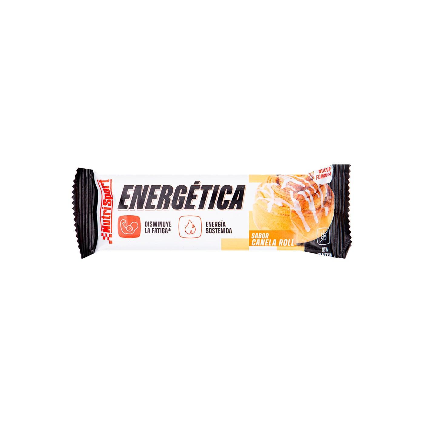 Barrita Energética sabor Canela Roll 49g Nutrisport
