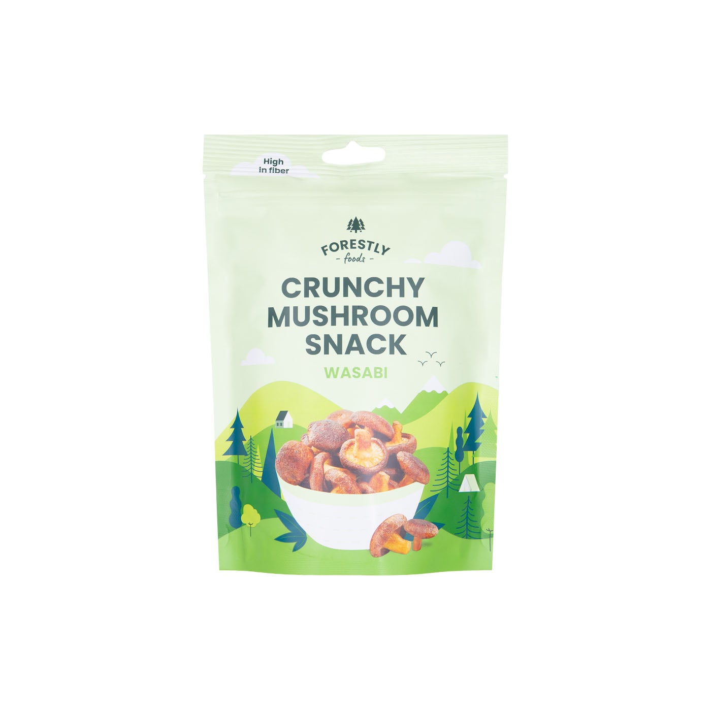 Chips de Setas con Wasabi 50g Forestly