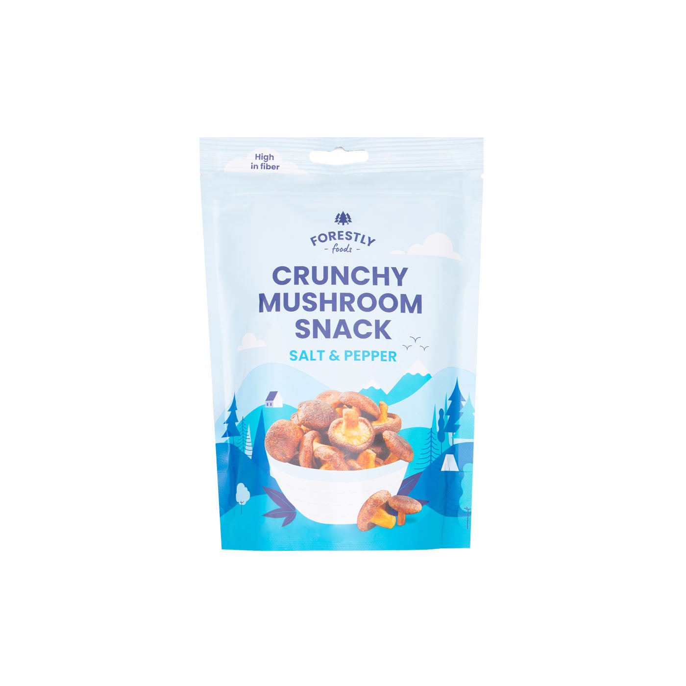 Chips de Setas con Sal y Pimienta 50g Forestly