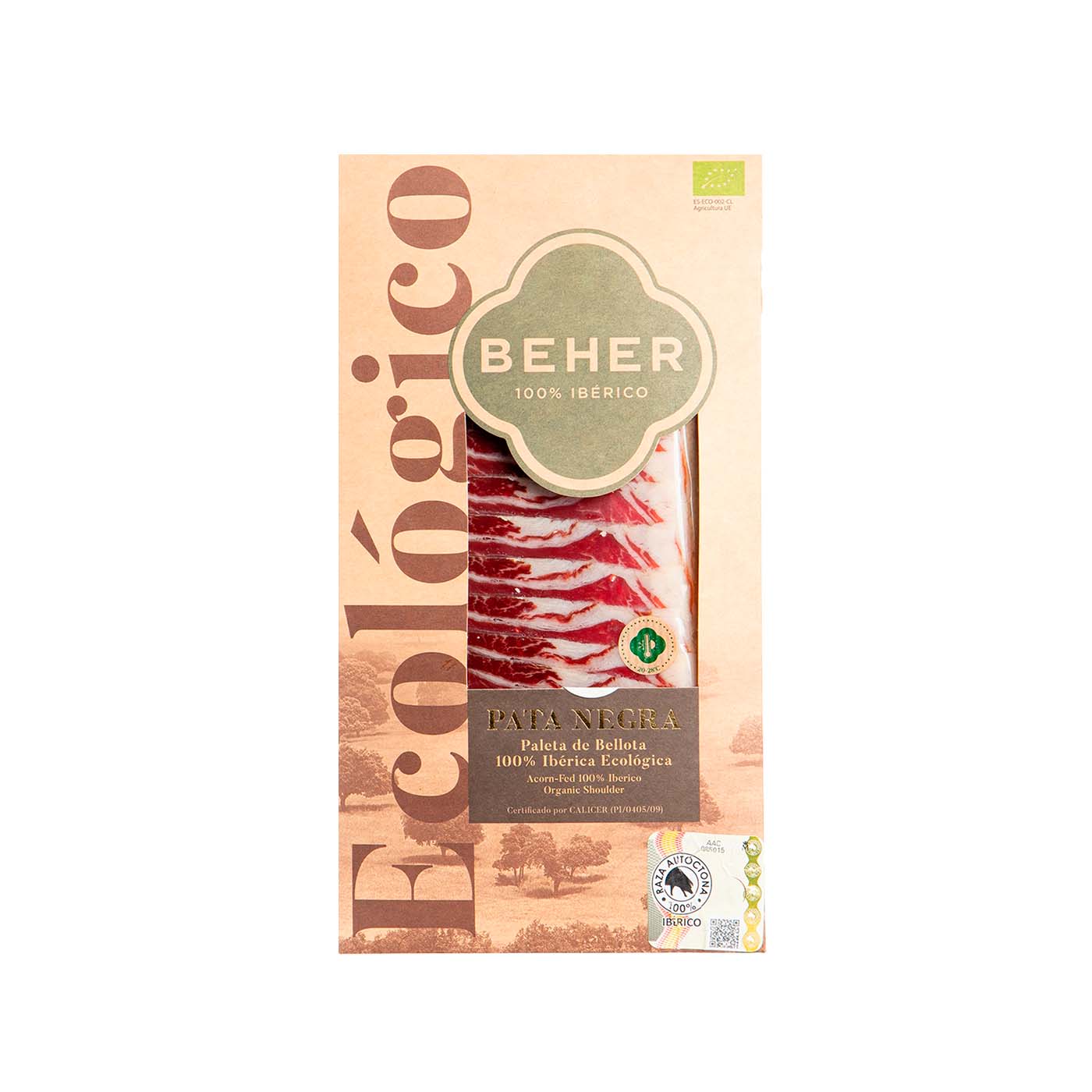 Paleta Ibérica de Bellota Ecológica 70g Beher