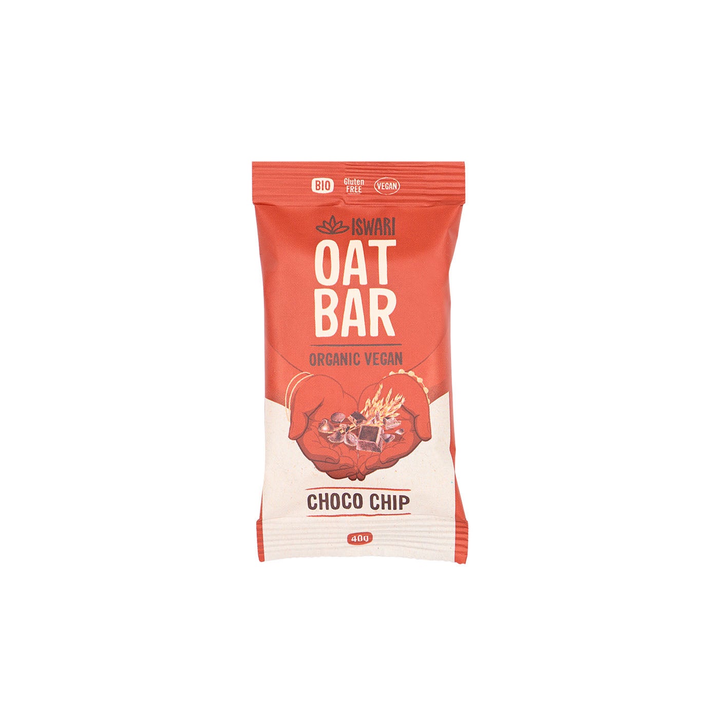 Barrita de Avena Choco Chip 40g Iswari