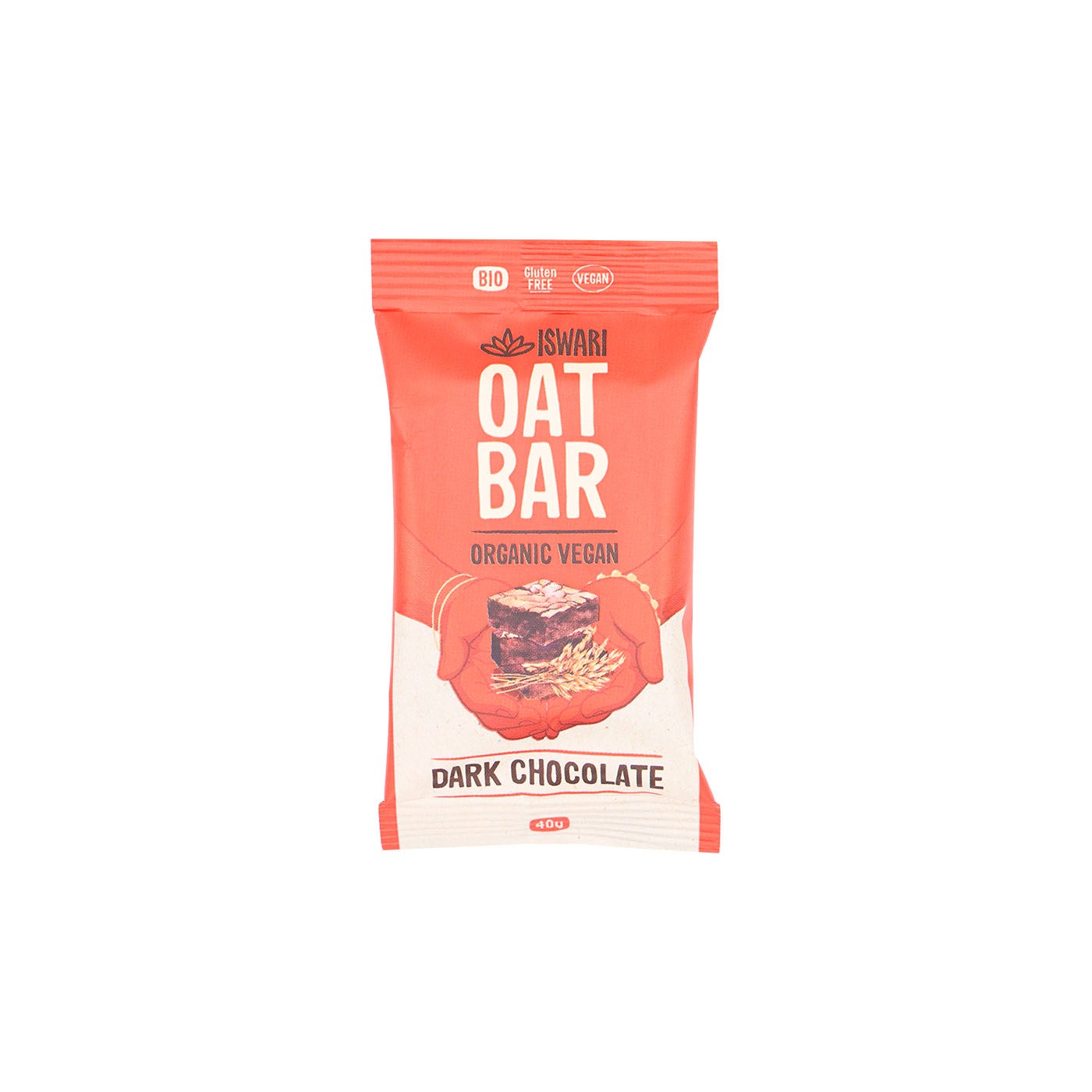 Barrita de Avena Choco Dark 40g Iswari