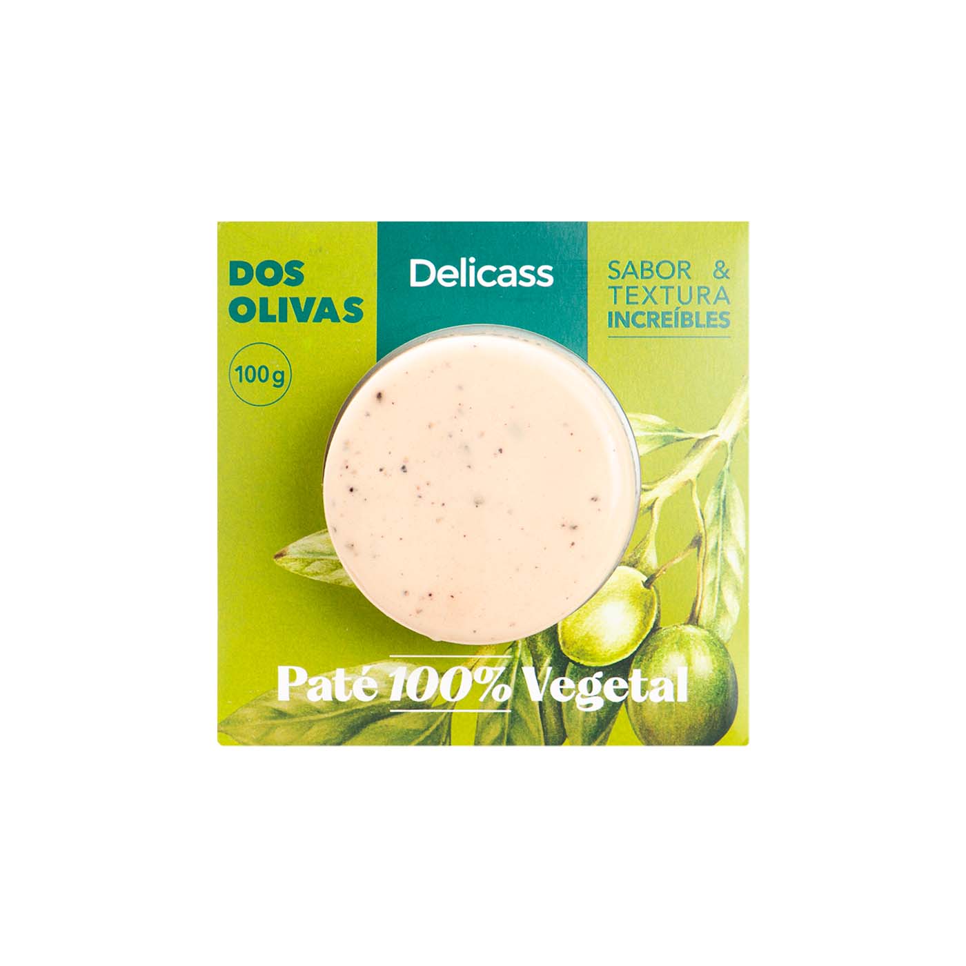 Pate Vegetal Dos Olivas 100g Delicass