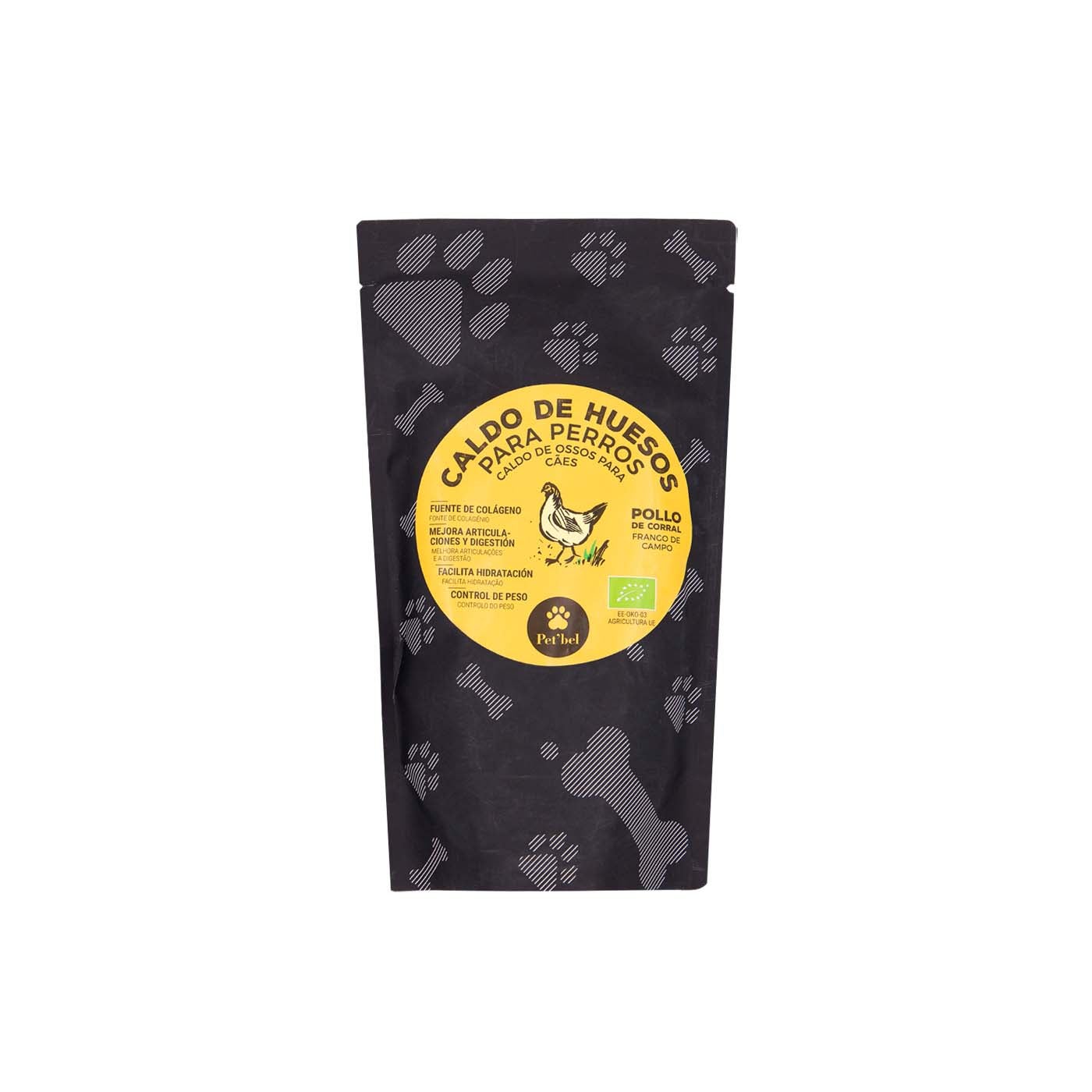 Caldo de Huesos de Pollo para Perros 230ml Pet Bel