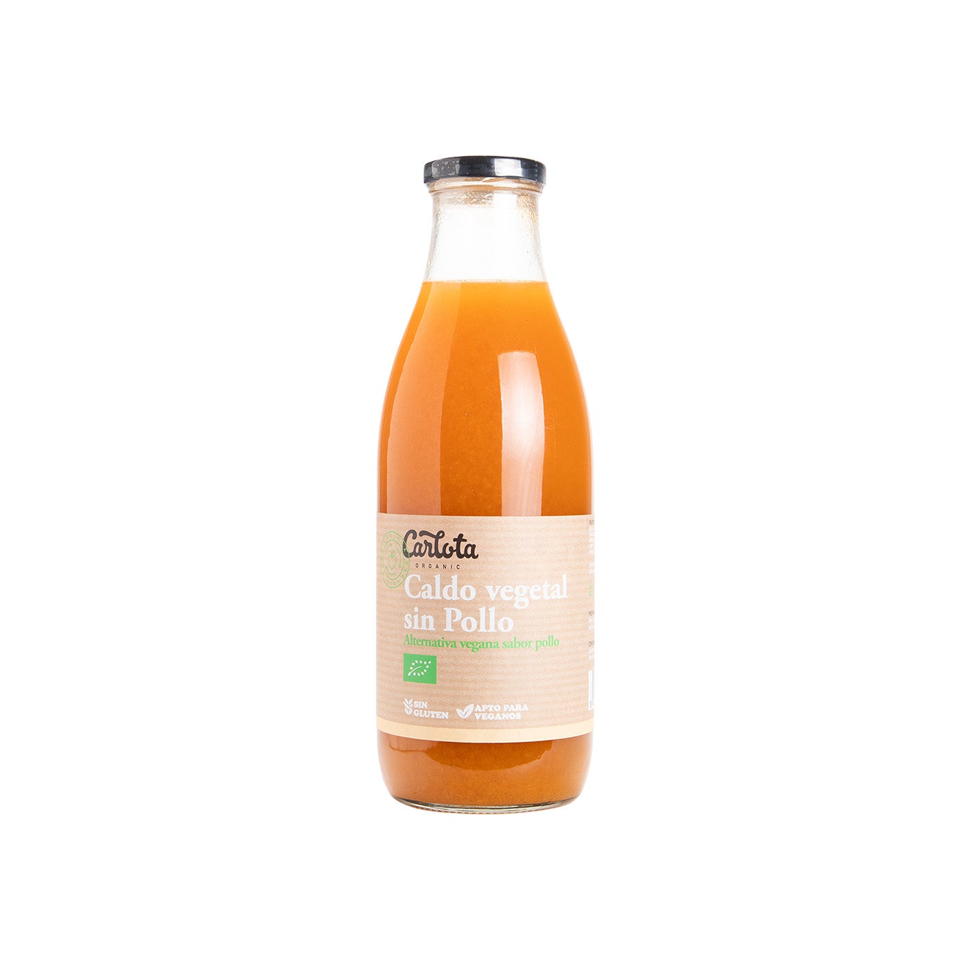 Caldo Vegano sabor Pollo 1L Carlota Organic