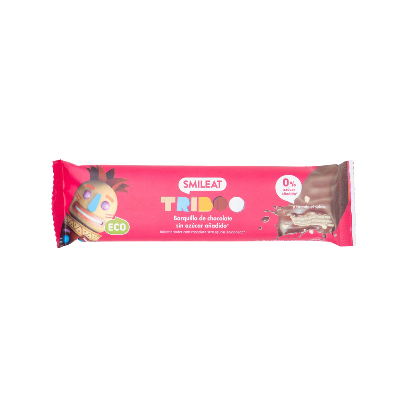 Barrita de Barquillo Recubierta de Chocolate 40g Smileat