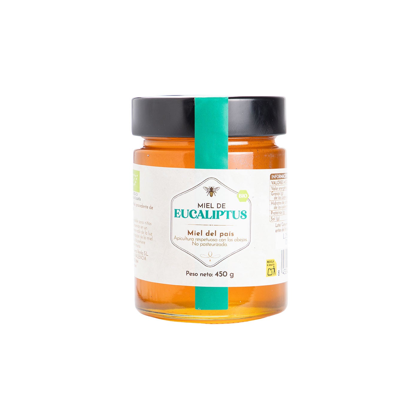 Miel de Eucalipto Eco 450g Bio Cesta