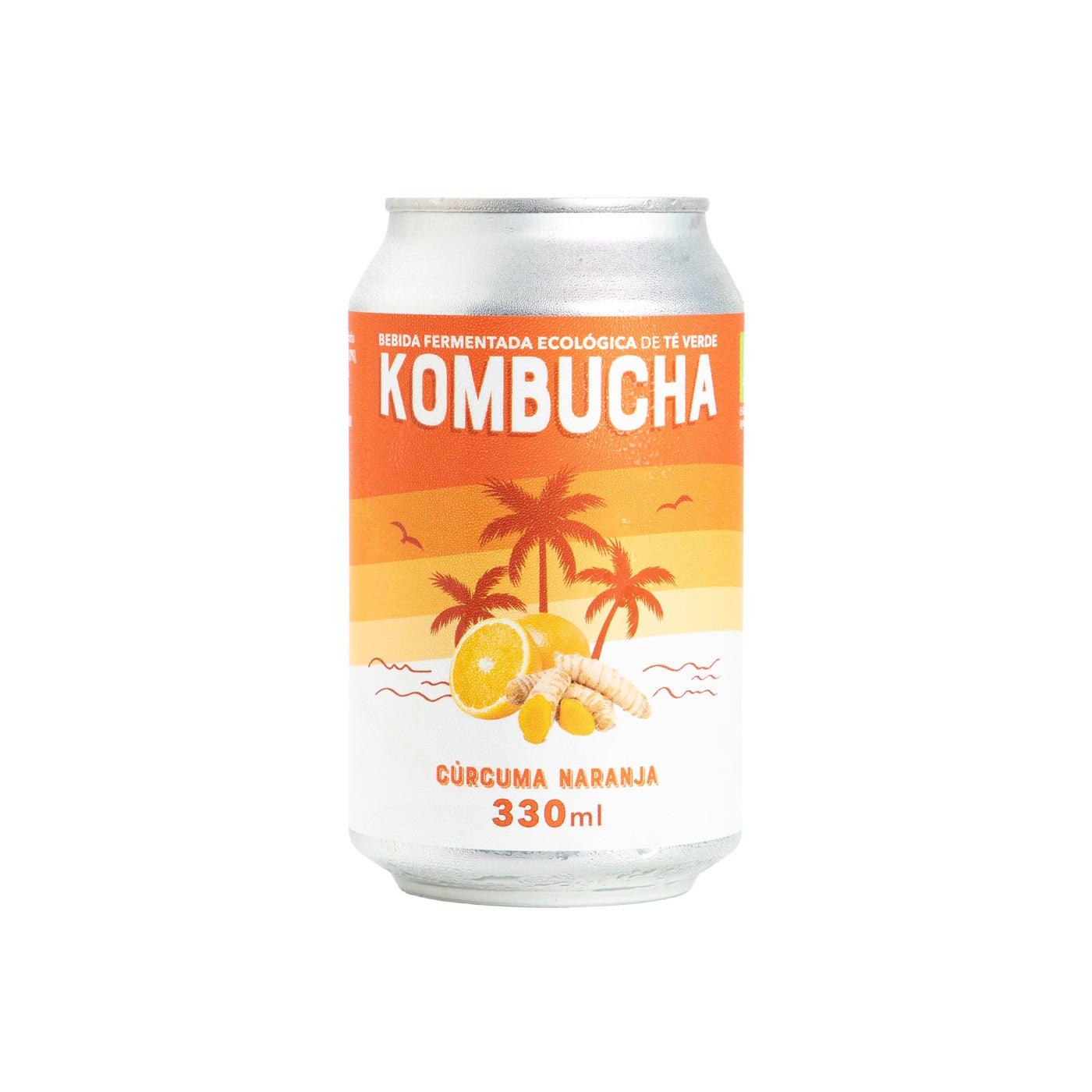 Kombucha de Cúrcuma y Naranja 33cl Organic Sac
