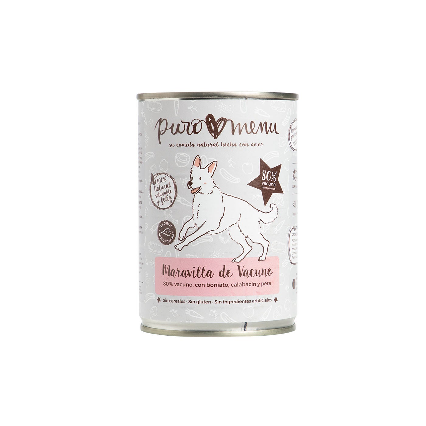 Comida para Perros Maravilla de Vacuno 400g Puromenu