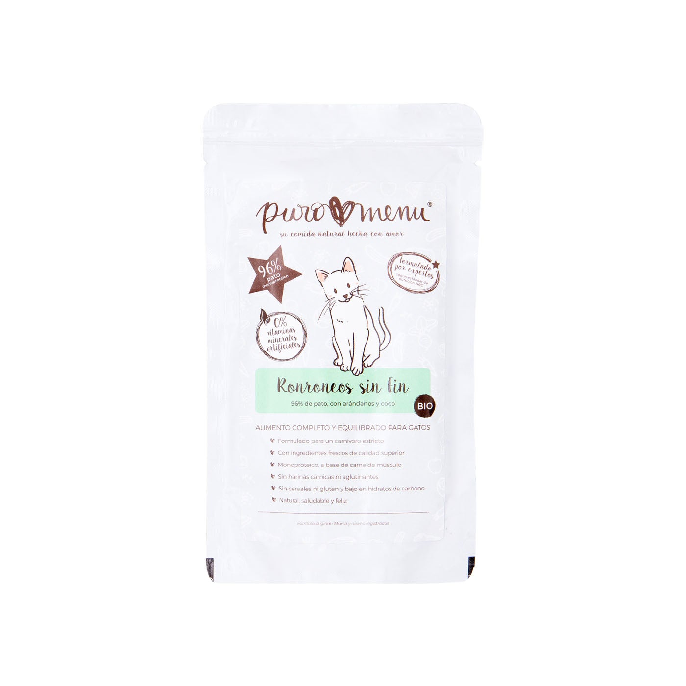 Comida para Gatos Ronroneo Sin Fin Pato 100g Puromenu