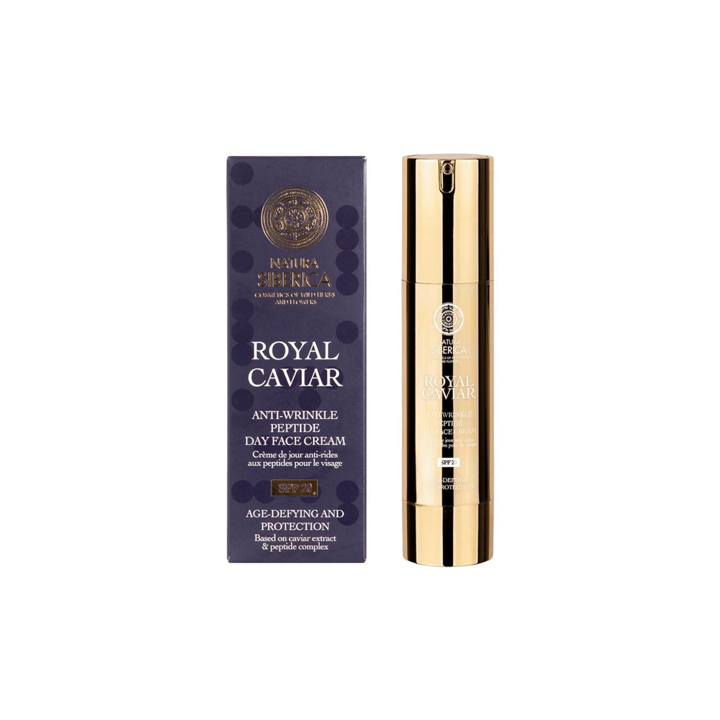 Crema Facial Día Antiarrugas con SPF20 Royal Caviar 50ml Natura Siberica