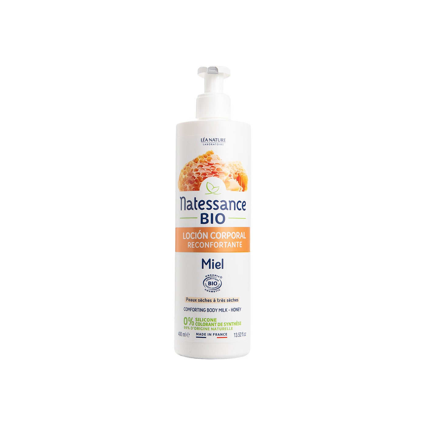 Loción Corporal Reconfortante de Miel 400ml Natessance
